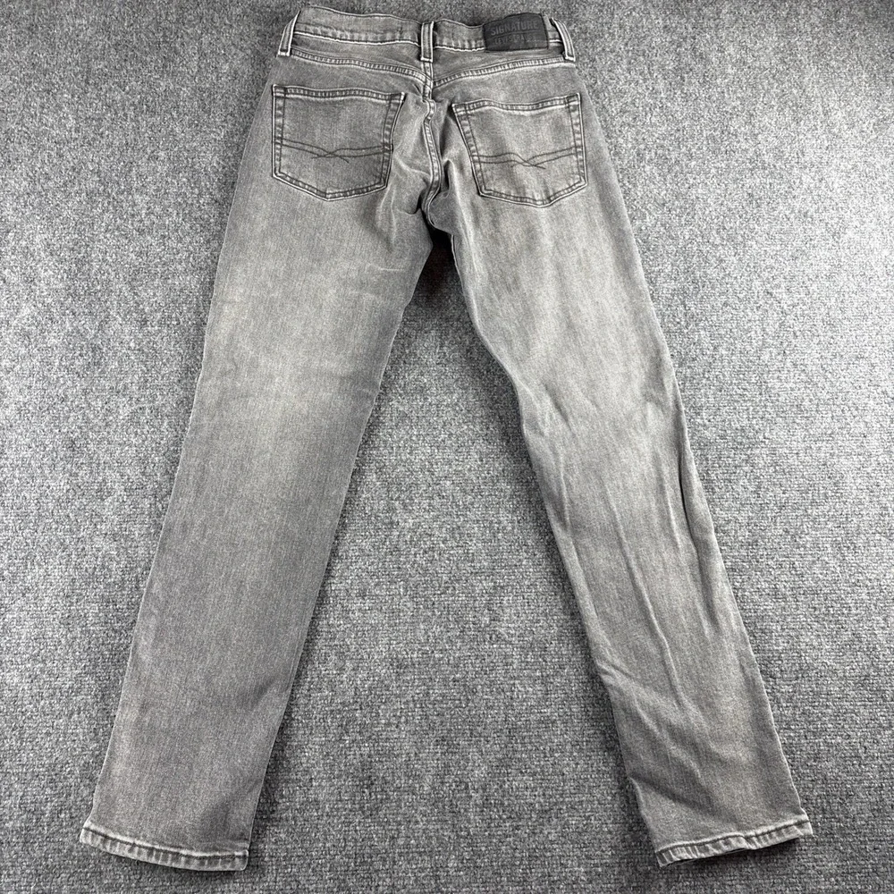 Signature by Levi Strauss & Co. Men's Slim Fit Jeans Grey Charcoal W28 L30 Y2K
